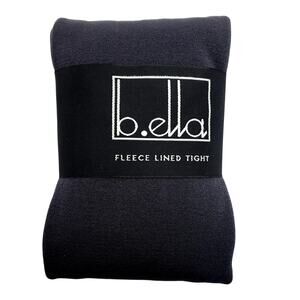 Fleece Lined Tight Espresso Graphite MEDIUM B.ella Thermo Italy Winter Warm Cozy